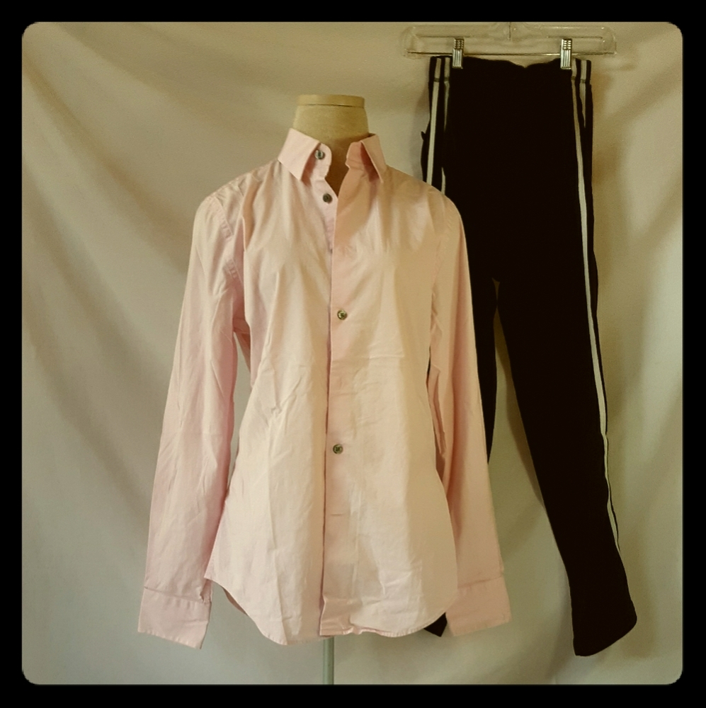 Button-down Dress Shirt w/ Sweat pants